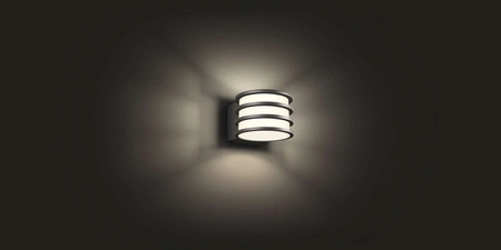Philips HUE LUCCA Außenwandleuchte E27 9,5W 17401/93/P0