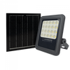 LED-Flutlicht Solar Reflektor 50W 900lm 4000lm Neutral IP65 mit Dämmerungssensor + Ecolight Fernbedienung