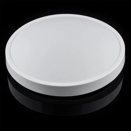 LED Deckenaufbauleuchten Badezimmer-Aufbauleuchte 24W 4000K IP44 mit Bewegungssensor ZOE LX Weiß 35cm