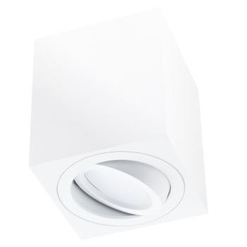 Aufputz-Halogen-Spot-Röhrenleuchte AMAT-M GU10 LUMILED quadratisch Weiß 84 mm