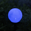 LUMILED LED Solar Gartenlampe ATRIS Driven White Ball 10cm RGB