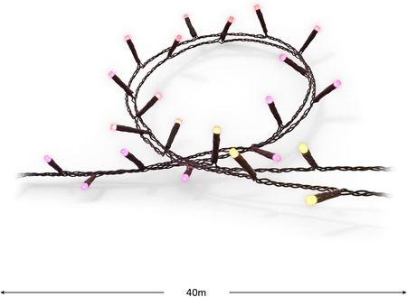 Lichterkette 500 LED Girlande Festavia Christbaumbeleuchtung 40m CCT RGB PHILIPS HUE Bluetooth