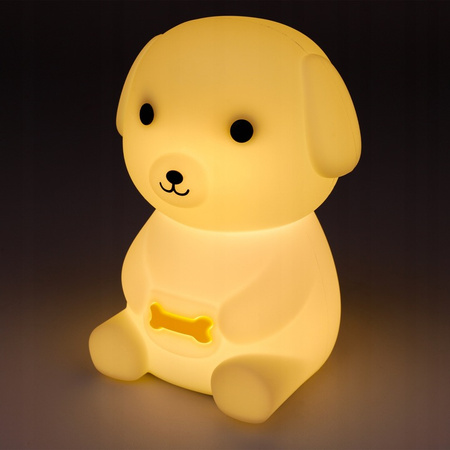 Dekoratives Kinder-Hunde-Nachtlicht LED 2.5W 18lm 3000K Warm RGB 360° Weiß Masterled
