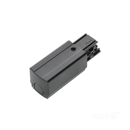 Stromversorgung für 3-Phasen-Sammelschiene Rechtsseitige Stromversorgung Schwarz Kobi