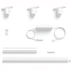 Perifo Lighting Rail Kit 1,5m + 3x LED-Strahler 15,9W CCT RGB Philips HUE Bluetooth Weiß