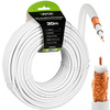 Antennen Koaxialkabel Kupfer Gel CU Terrestrisch 4K Full HD Weiß 30M VAYOX