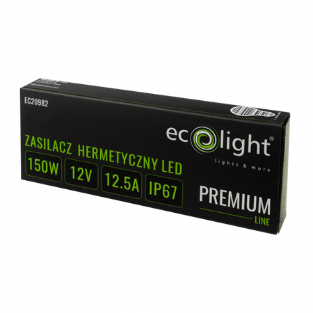 LED-Netzteil IP67 150W 12V Premium Ecolight