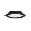 LED-Paneel Einbauleuchte 6W 620lm 4000K Neutral Schwarz Videx