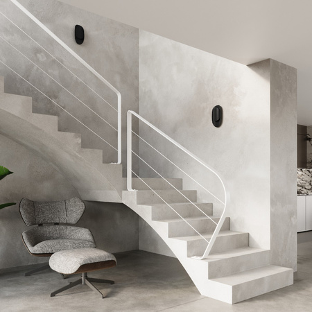 LED TEAR G9Wandleuchte Top Oval Schwarz SOLLUX