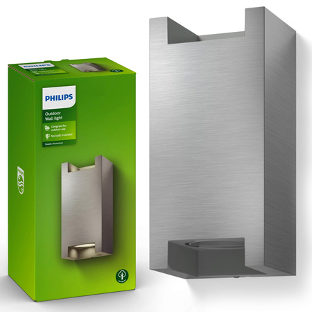LED Gartenleuchte Wandleuchte TROWEL myGarden 2xGU10 IP44 Top-Bottom Aluminium PHILIPS