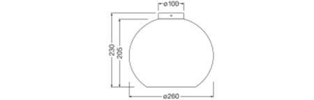 Dekorative Deckenleuchte E27 Pappe Braun Dekor Ledvance