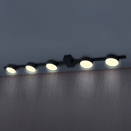 Deckenleuchte 4x GX53 Schwarz JOY Sanico Goldlux