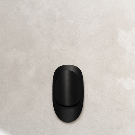 LED TEAR G9Wandleuchte Top Oval Schwarz SOLLUX