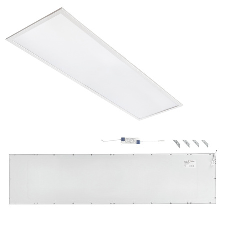 LED-Flächenpanel 40W 4300lm 4000K 120° Neutralweiß 30x120cm Nelio Kobi