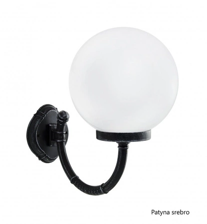 Außengarten-Fassadenleuchte LED-WANDLAMPE Klassische Kugeln K 3012/1/K 300 P E27 Su-Ma