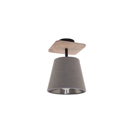 Deckenleuchte AWINION I 9718 Nowodvorski Grauer E27-Wandlampenschirm + klassisches Sperrholz