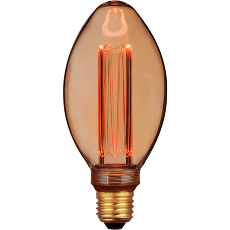LED-Lampe B75 E27 4W 200lm 1800K Warm 320° Amber Dekorativ DECOVINTAGE Sanico Goldlux