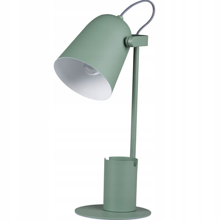 Schulnachttisch-Schreibtischlampe + Organizer Raibo E27 5W Grün KANLUX