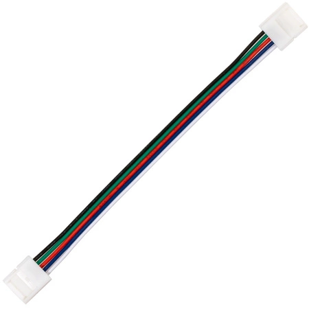 5PIN RGB+W LED-Streifenanschluss 2-seitig mit 10-mm-Kabel