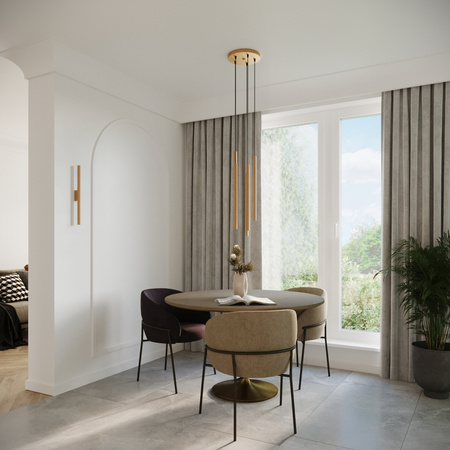 Wandleuchte PASTELO 2 2xG9 Gold Modern SOLLUX