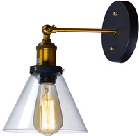 Retro Vintage Loft Glas Wandleuchte E27 Volteno Milo C