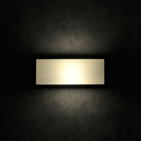 Gartenlampe Elevation Wandleuchte MITO E27 IP54 Schwarz GOLDLUX (Polux)