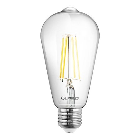 LED Lampen E27, Glühbirne ST64 8W = 60W 880lm 360° 4000K neutral Glühfaden LUMILED
