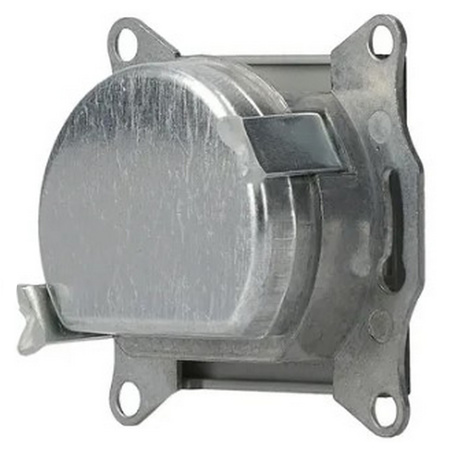 Einzelner RTV-Terminal-Antennensockel 1 dB ohne Rahmen Asfora Anthrazit