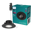 LED-Einbauleuchte 5W 500lm 2700K Warm Beweglich Rund Schwarz Dimmbar 3-STEP SceneSwitch Cilantro Philips