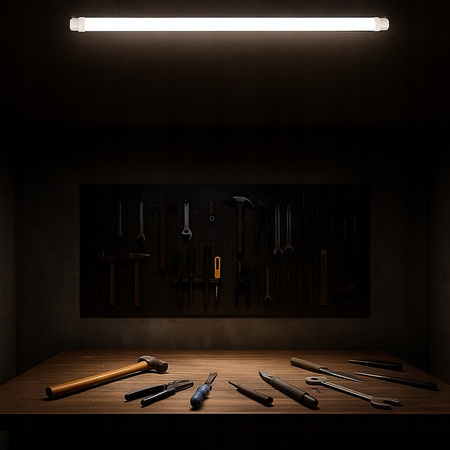 Hermetische LED-Leuchte 36W 120cm kalt 6200K IP65