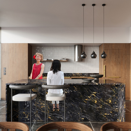 Decke Pendelleuchte ALINO 1 E27 Schwarz Modern SOLLUX