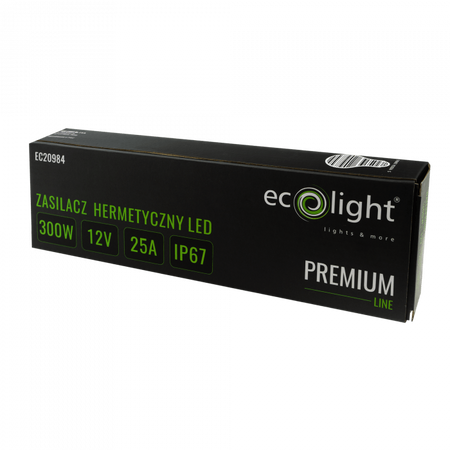 LED-Netzteil IP67 300W 12V Premium Ecolight