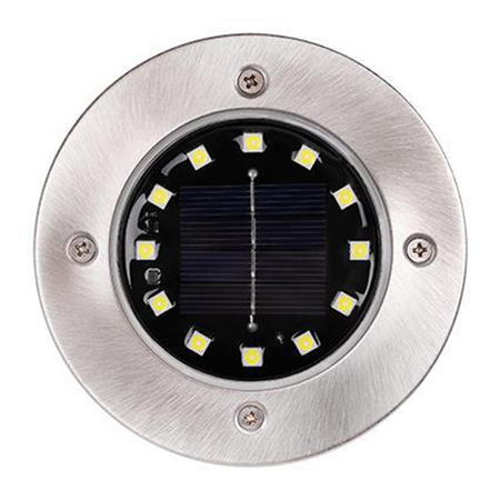 Set bestehend aus 4xGartenleuchte 12x LED SOLAR BODENMONTAGE IP54