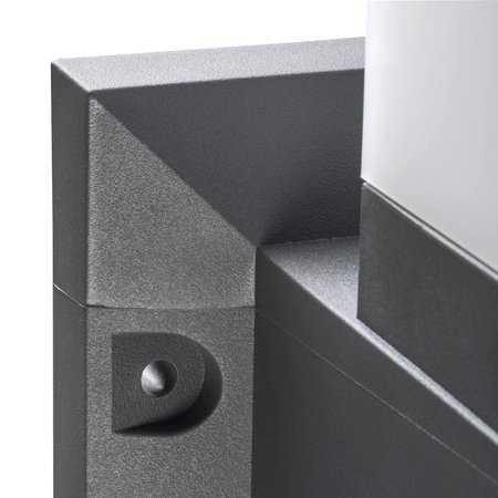 Wandleuchte Garten Außen E27 IP54 Aufputz Graphit INVO Kanlux