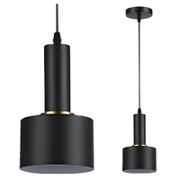 Masterled E27 Schwarz Weiß Kupfer Tema Hängelampe