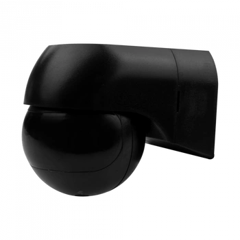PIR-Bewegungs- und Dämmerungssensor IP44 Aufbaumontage Schwarz 12m 180° CP Ecolight