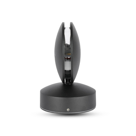 LED-Wandleuchte 7W 3000K IP65 360° drehbar Schwarz VT-707 V-TAC