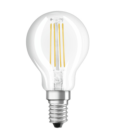 LED Lampen P45 E14 3.4W = 40W 470lm 4000K Neutralweiß FILAMENT DIMMABLE LEDVANCE