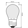 E27 G45 LED Lampen 3W 270lm 3000K Warm 180°