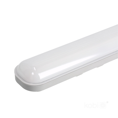 Hermetische LED 20W 2400lm 4000K Neutral IP65 Grau Negro Kobi Leuchte