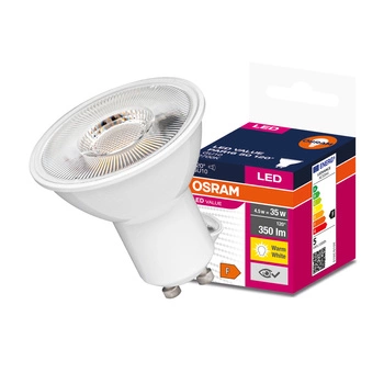 GU10 LED Leuchtmittel 4,5W = 35W 350lm 2700K Warm 120° OSRAM Value