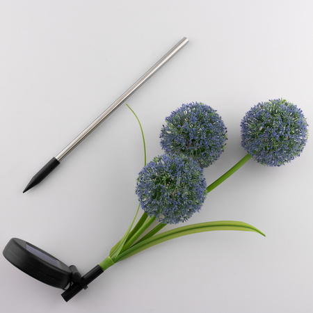 Solar Gartenlampe LED PILUS RGB Gesteuert Dekorative Blume Knoblauch LUMILED