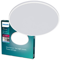 Plafond LED-Anbauleuchte OZZIET 22W 4000K 40cm Weiß Rund PHILIPS
