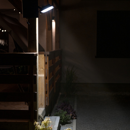 Solar LED Halogenstrahler 200W Gartenlampe 4000K IP65 PIR Bewegungsmelder + Fernbedienung FULGOR LUMILED