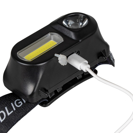 Wiederaufladbare Kopflampe XPE + COB VA0115 Vayox