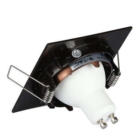 Deckenleuchte Unterputz GU10 quadratisch braun VT-779 V-TAC