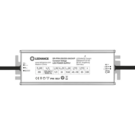 LED-Streifen 250W 24V DC IP66 Ledvance Konstantspannungsnetzteil