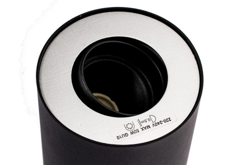 Aufputz-LED-GU10-Leuchte Philips myLiving PIllar Black 56330/30/PN