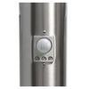 Außengartenlampe E27 SILVER POST 65 cm mit Bewegungs- und Dämmerungssensor