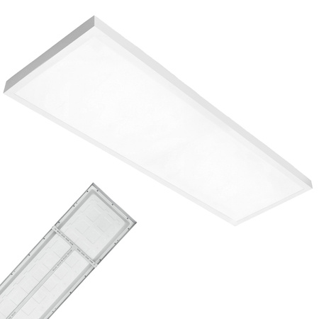 LED-Oberflächenpanel 36W 4320lm 4000K 120° Neutralweiß 30x120cm Brisbane Kobi